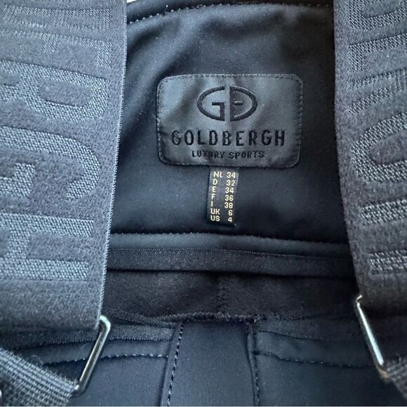 GOLDBERGH WOMEN'S HIGH END SALOPETTE SKI PANTS SKI BIBS BLACK NWT 4 - Picture 5 of 7